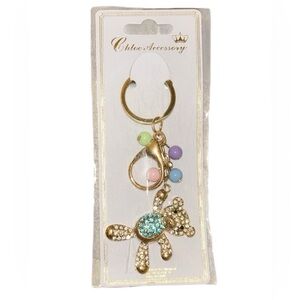 Teddy Bear Keychain / Bag Charm NWT